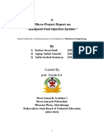 A Micro-Project Report On: " Multipoint Fuel Injection System "