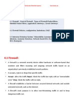 Topics and Sub-Topics: Unit - 4: Firewall & Intrusion Detection System Total Marks-18