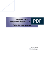 Model AT-C3 Machine Code: D111/D142 Field Service Manual: January, 2012 Subject To Change