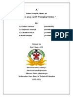 "Business Plan On EV Charging Station " By: Micro-Project Report On