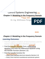 Control Systems Engineering: Chapter 2: Modeling in The Frequency Domain