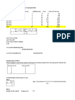 N N X F X F S: Example - Determination of Variance of Grouped Data