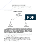 Satellite Communication Notes