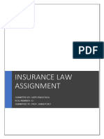 Insurance Law Assignment Roll No 33