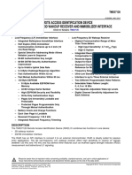 Remote Access Identification Device With Integrated 3D Wakeup Receiver and Immobilizer Interface