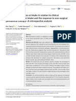 Int J Dental Hygiene - 2023 - Tahery - Microbiological Status at Intake in Relation To Clinical Periodontal Status at