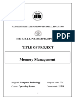 Memory Management OSY (1) New