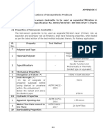 Appendix-C Specifications of Geosynthetic Products