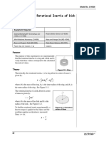 Lab 11 Rotational Inertia of Disk and Ring PDF