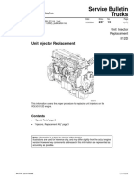 Unit Injector Replacement D12D