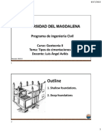 Tema - 3 - Tipos de Cimentaciones