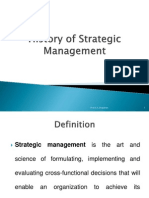 History of Strategic Management