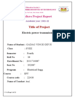 Title of Project