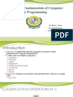 5.introduction To Oprators in C-Programming PDF