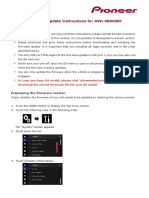 Avh-X8600bt FW Update Instruction Ver120 PDF