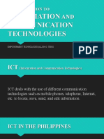 Empowerment Technologies Lesson 1 Introduction To ICT