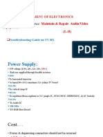 CRT TV Troubleshooting Guide