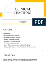 Clinical Teaching