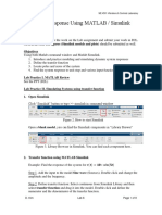 Lab 1 - System Response Using MatLab