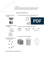 7.2 The Particle Theory of Matter Answer