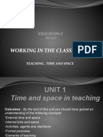 Unit 1 - Working in Classrooms