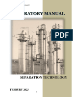 Lab Manual Separation Tech February 2023