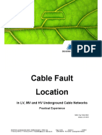 Cable Fault Location in LV, MV and HV Underground Cable Networks