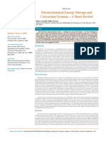 Electrochemical Energy Storage and Conversion Systems - A Short Review