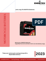 Motorcyle Battery Brochure