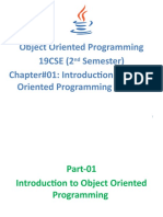 Chapter 01 - Introduction To OOP and Java