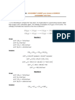 Assessments Lesson 4 Unit 3 Heat of Reaction