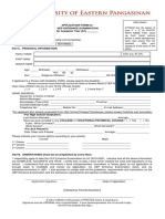 UEP Admission Form