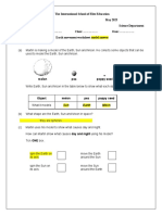 Seasonal Changes Sheet Model Answer