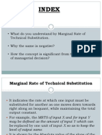 Marginal Rate of Technical Substitution