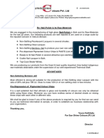 PVC Pigment Dispersion Chip