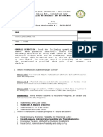 Taxation First Preboards Answer Key