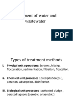 Treatment of Water & Wastewater