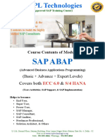 0016 SAP ABAP With S4 HANA Syllabus UCPL Technologies