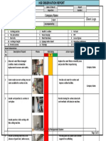 HSE Observation Report