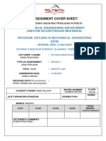 F1041 - Report 1 - Thermodynamic