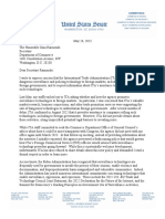 Letter To Secretary Raimondo Regarding ITA's Promotion of Surveillance Technology