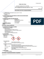 Safety Data Sheet (SDS of RONDO)