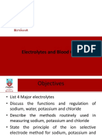 Lecture 7 Electrolytes and Blood Gases