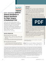 Práctica 18 - Delirium in Older Patients After Anesthesia (Artículo para La Discusión)