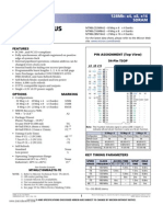 Synchronous Dram: Pin Assignment (Top View) 54-Pin TSOP Features