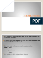 HTML Forms