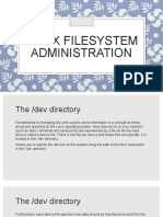 Linux Filesystem Administration