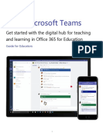 011 - MS Teams Getting Started Guide For Educators - EDU