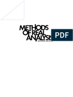 Methods of Real Analysis by Richard R. Goldberg