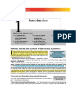 Nature Scope and Subject Matter of International Economics